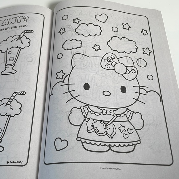 Hello Kitty | Toys | Hello Kitty Jumbo Coloring And Activity Book ...